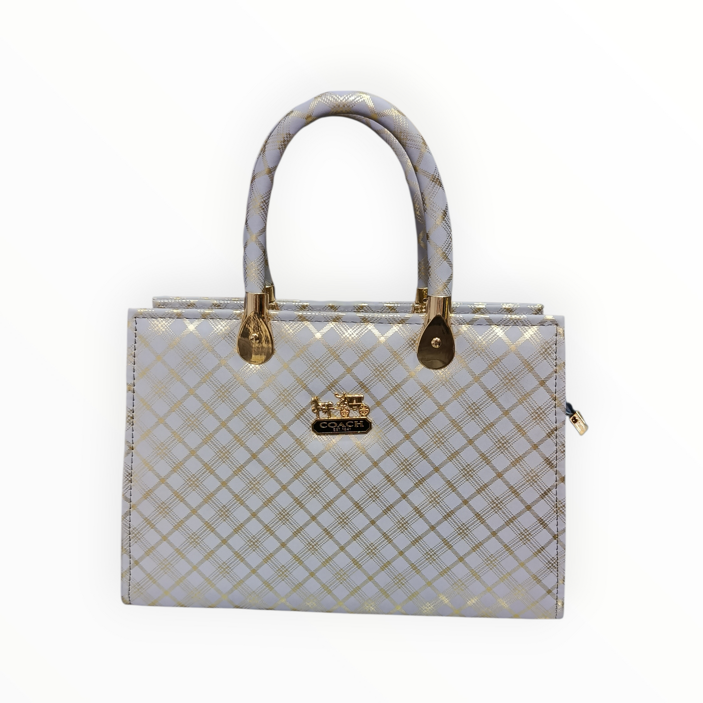 Plaid Designer Handbag