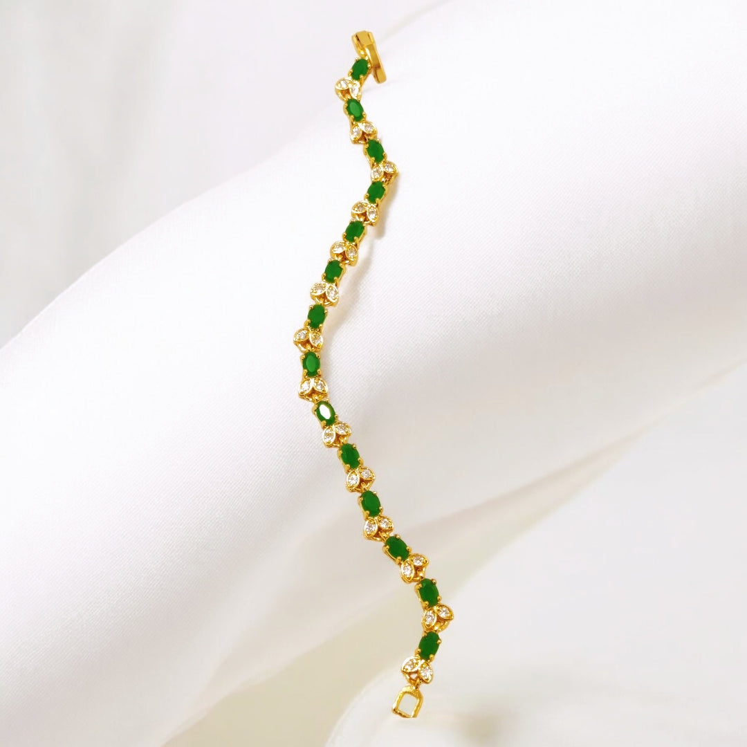 Beautiful Design Gold Coated Black Zircon Stone