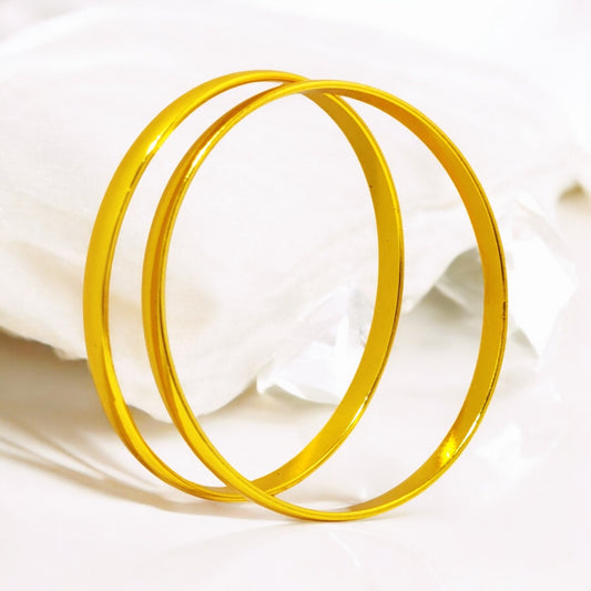 Elegant Design Stainless Steel Bangles 2PC