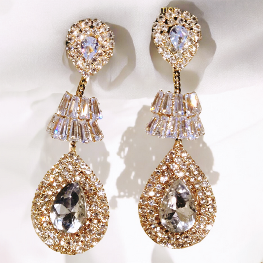 Gorgeous Design Gold Plated Zircon Stone