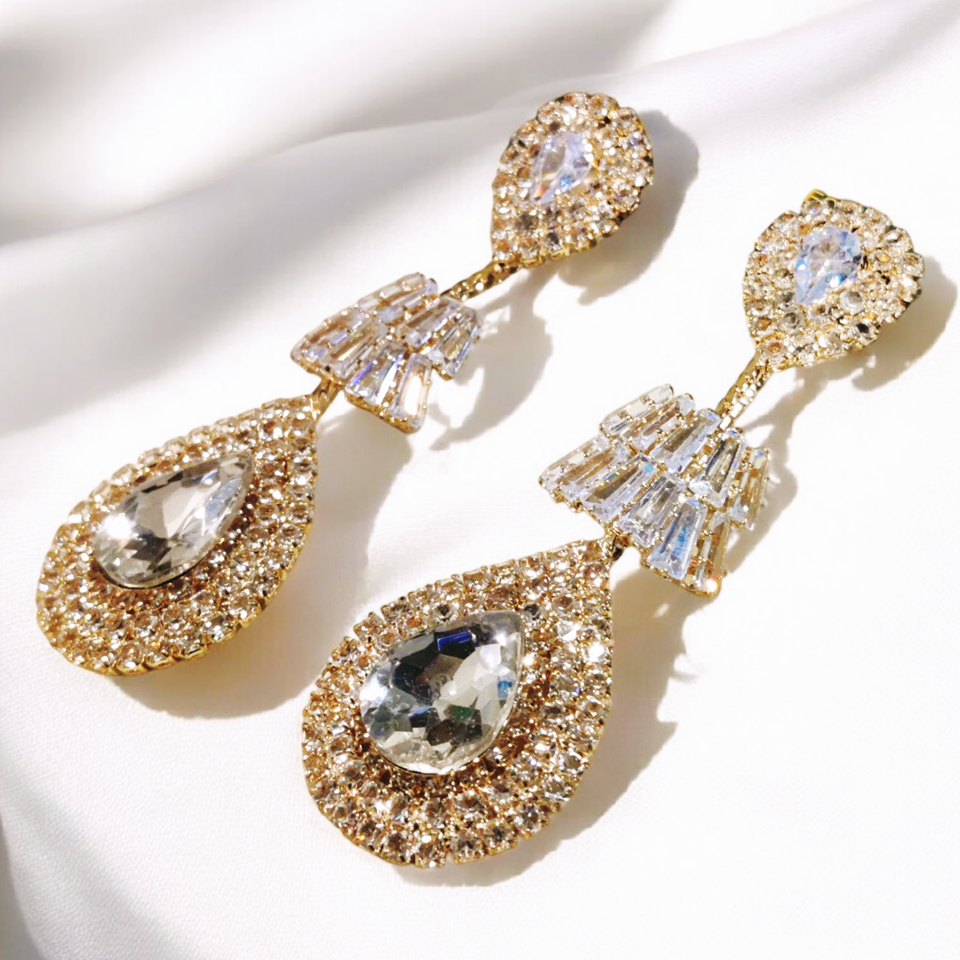 Gorgeous Design Gold Plated Zircon Stone