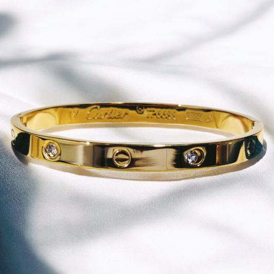 Gorgeous Design Gold Plated Kara Zircon Stone