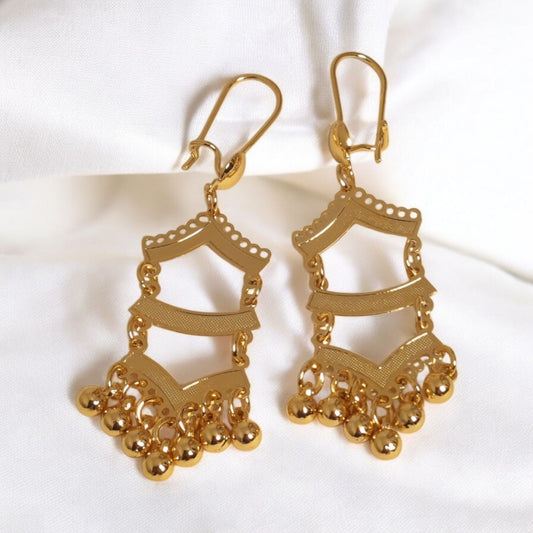 Luminous Design Gold Plated Earrings