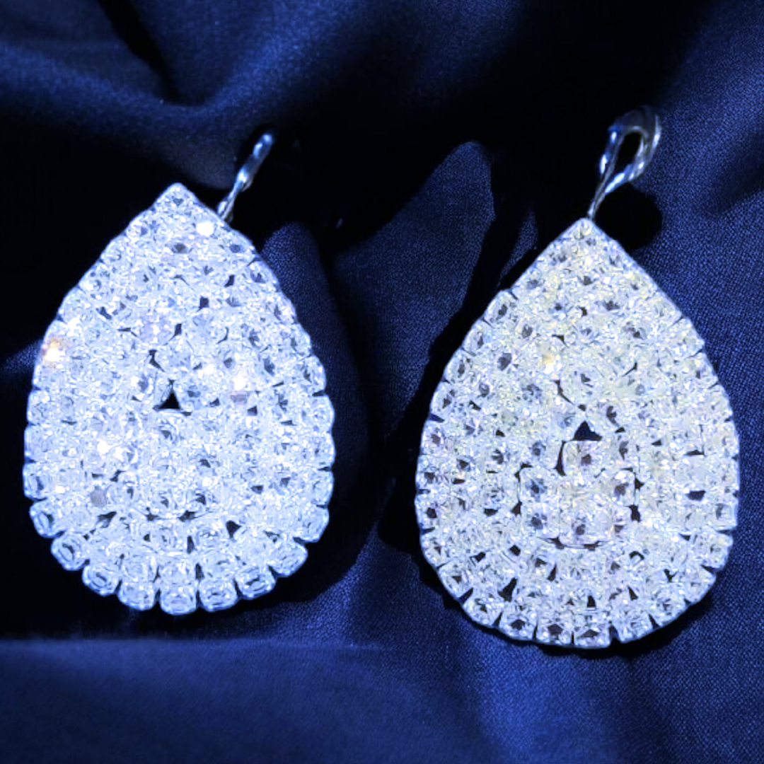 Luminous Design Gold Plated Zircon Stone Earrings