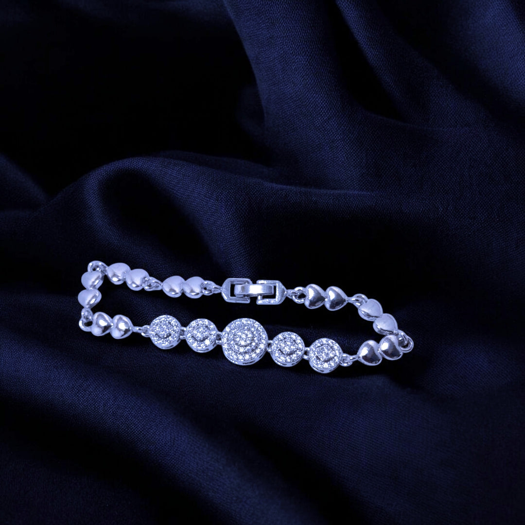Stylish Design Gold Plated Zircon Stone Bracelet