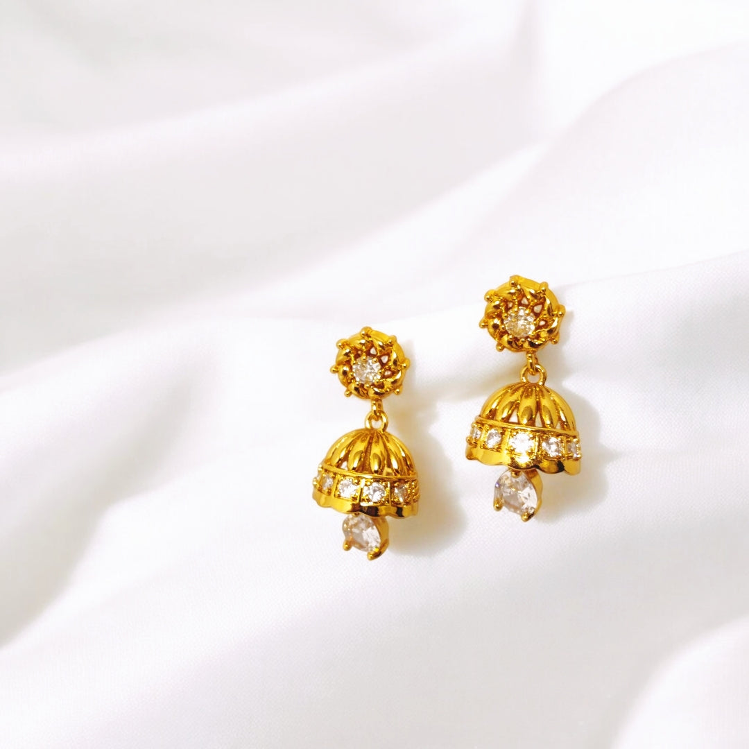 Unique Design Gold Coated Ruby Zircon Stone