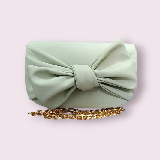 Elegant Handbag with Bow Design
