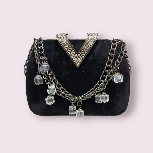 Fancy Clutch with Sparkly Details