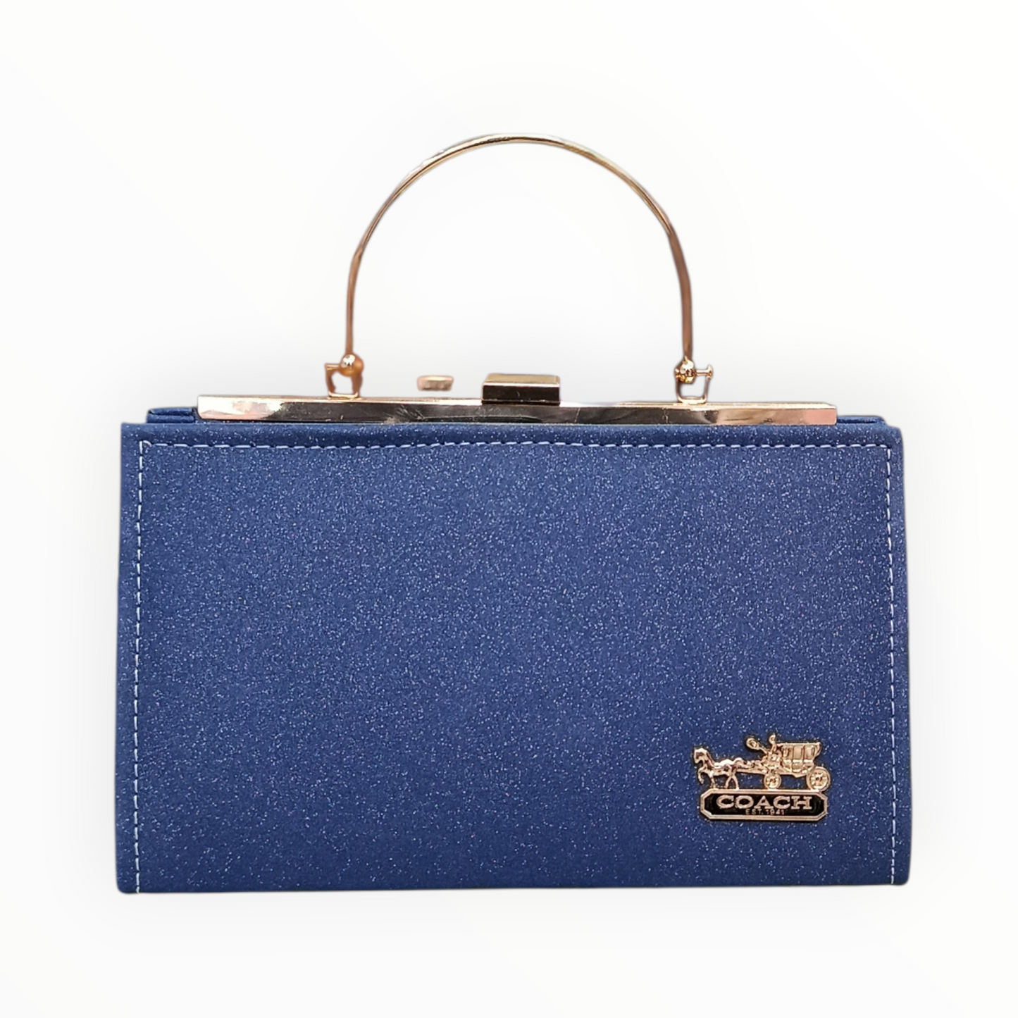 Glitter-Finish Cross Body Bag