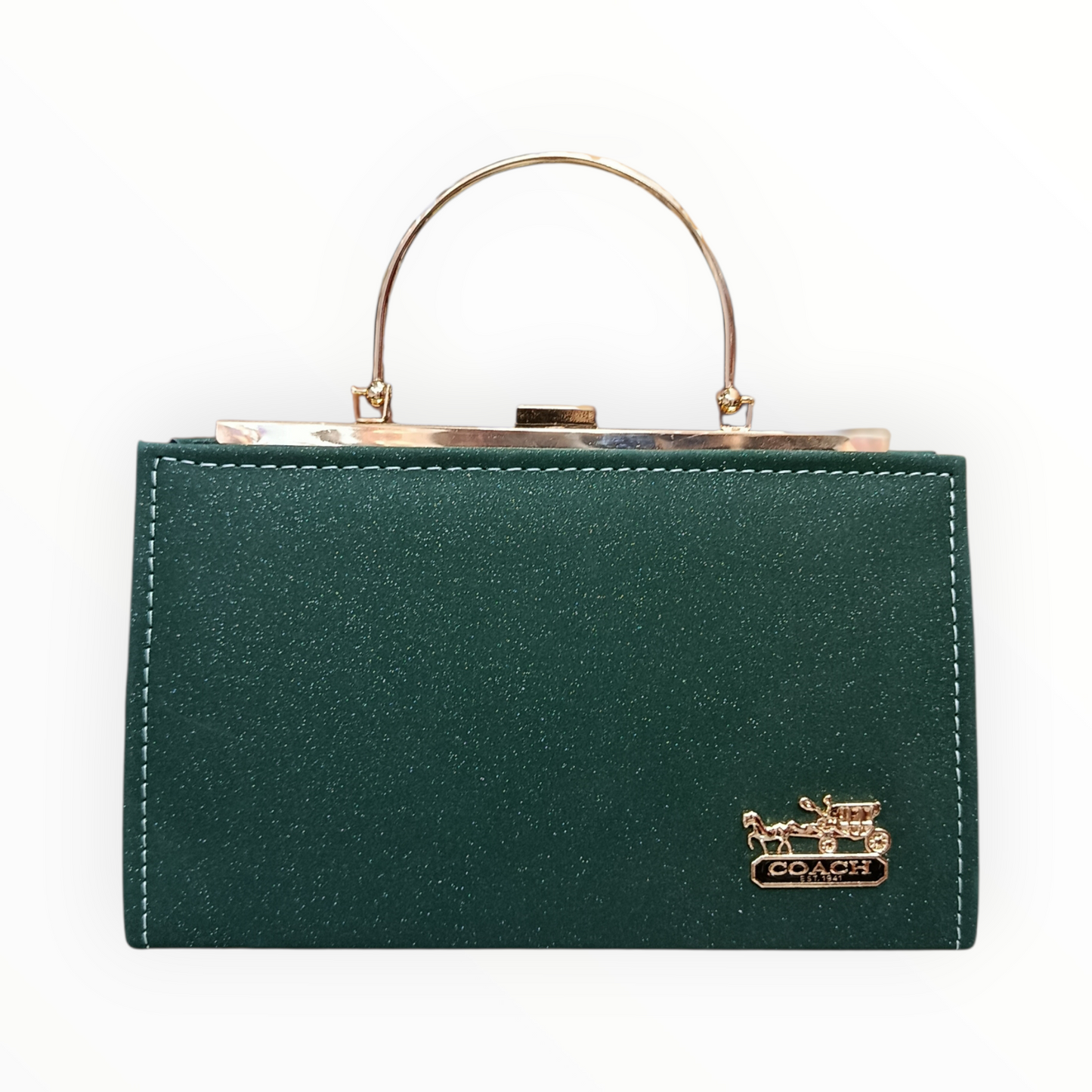 Glitter-Finish Cross Body Bag