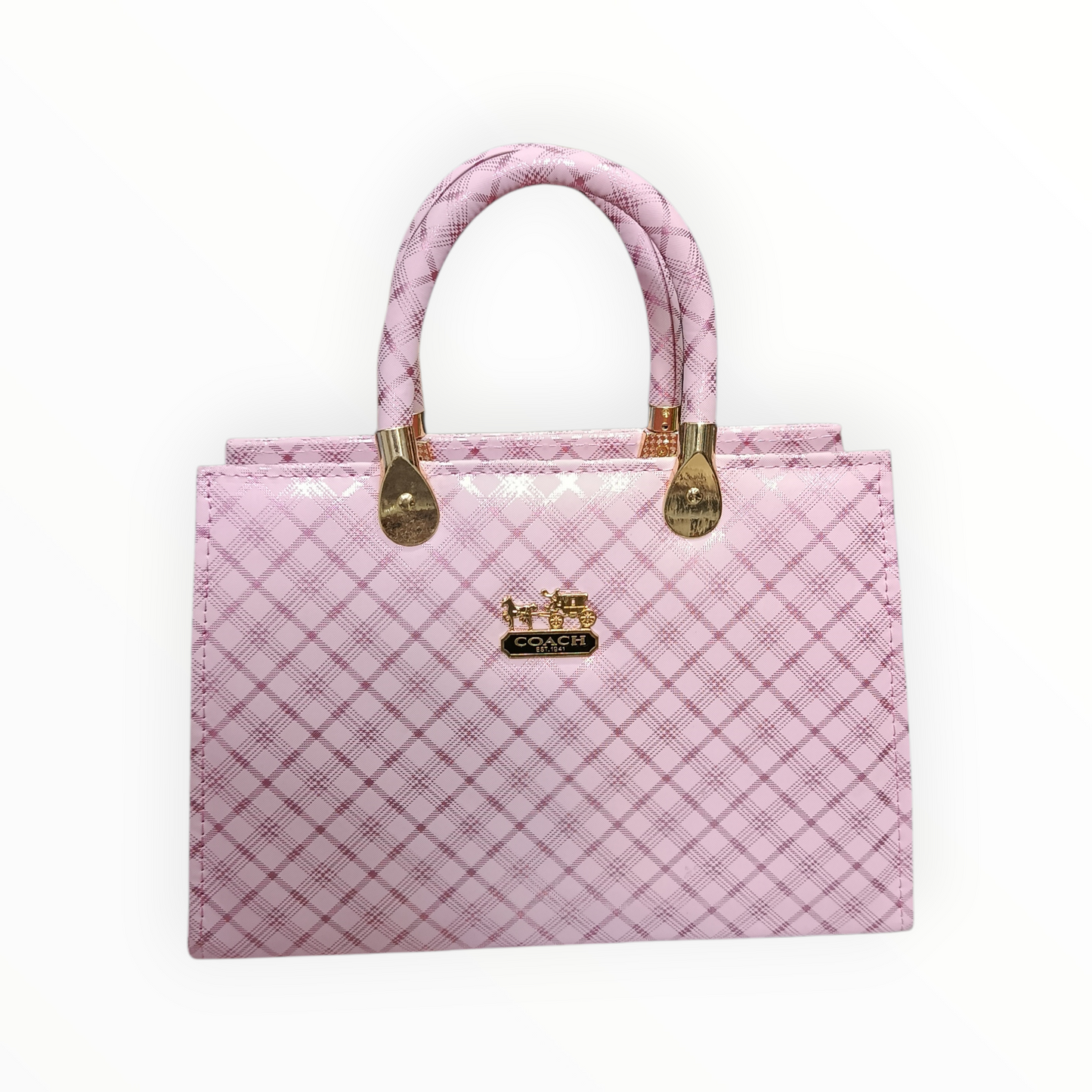 Plaid Designer Handbag