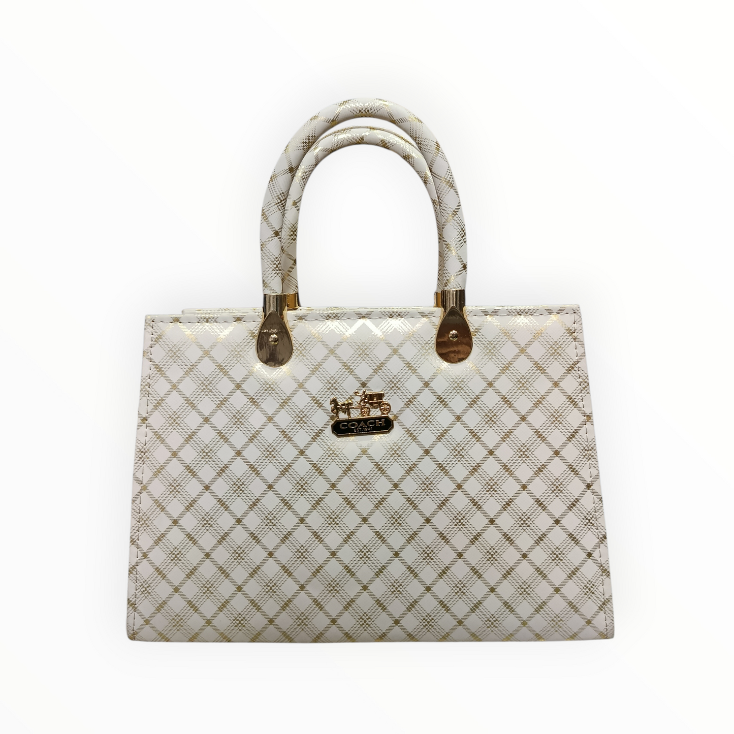 Plaid Designer Handbag