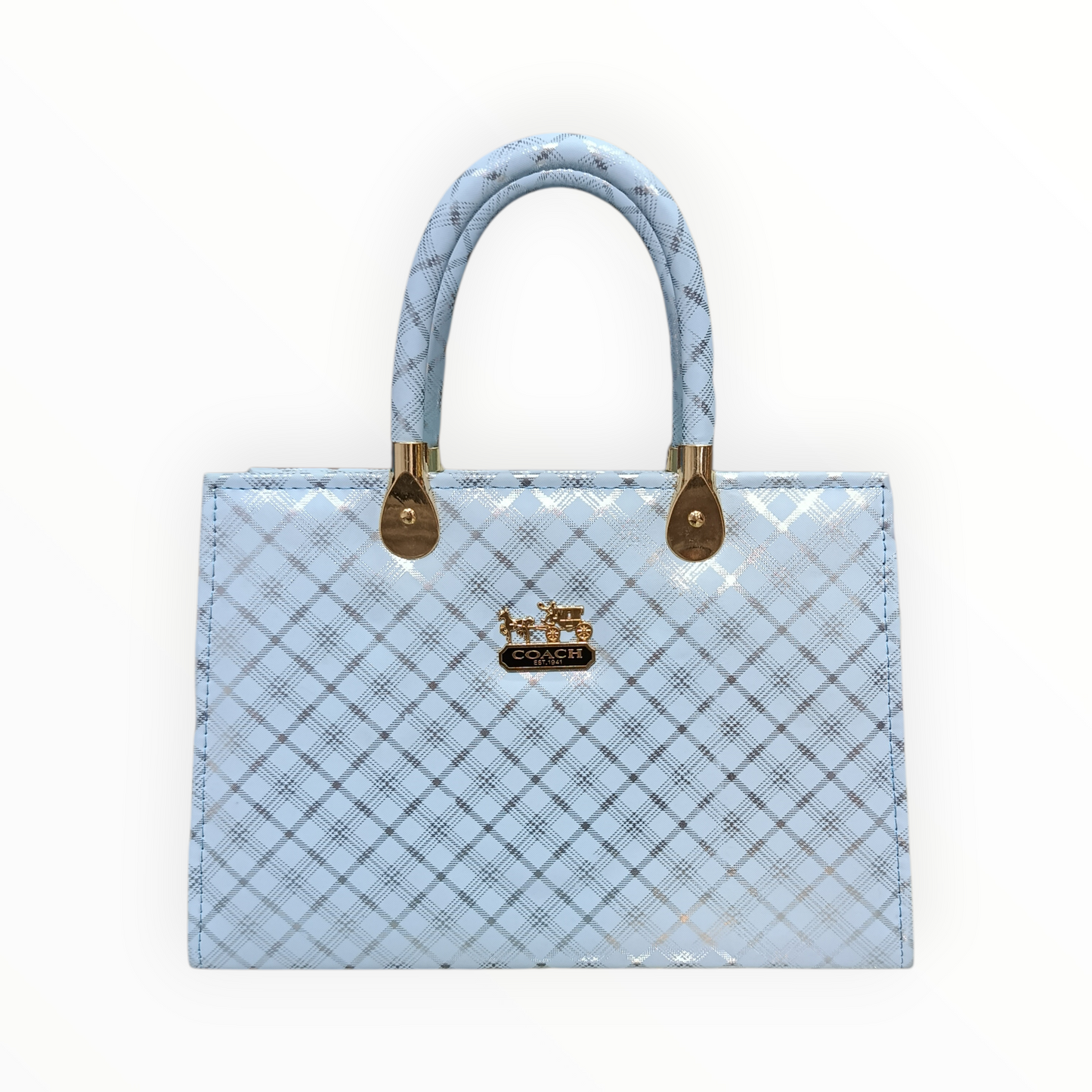 Plaid Designer Handbag