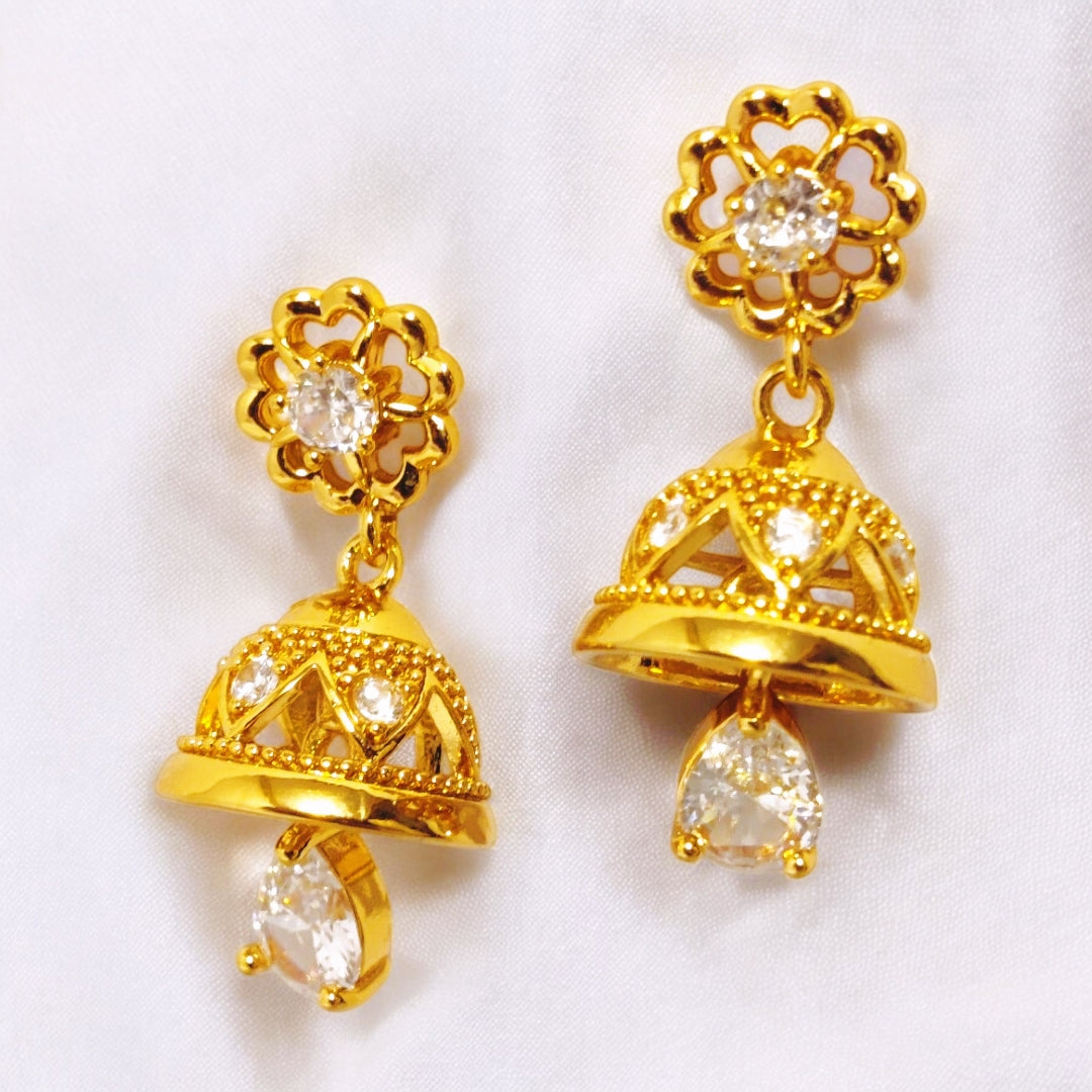 Unique Design Gold Coated Zircon Ruby Stone